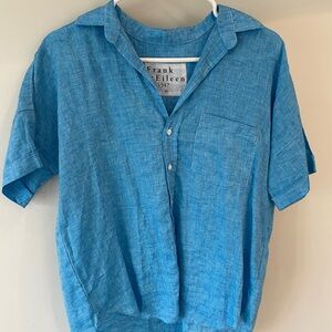 Frank & Eileen Blue Button Down Shirt Relaxed Fit